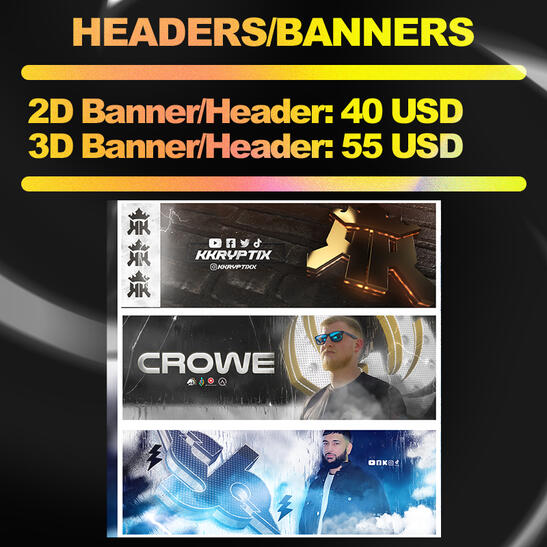 Headers/Banners